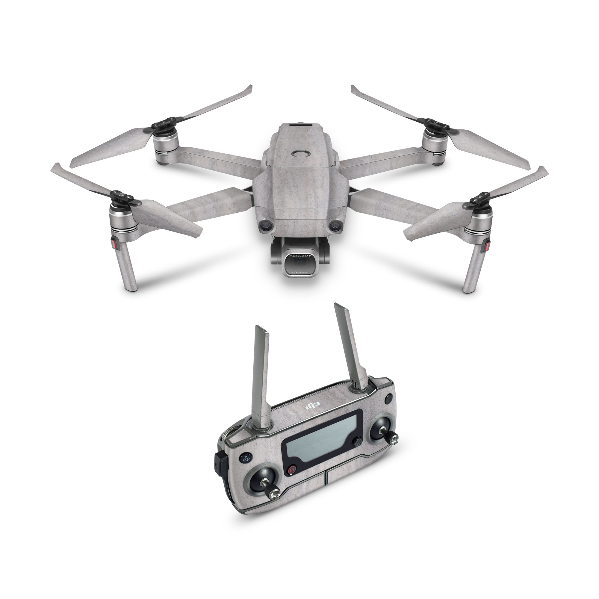 Pellicola DJI Mavic 2 Pro/Zoom – Nero Metallizzato, Kit Per 3-5 Batterie (wrap)