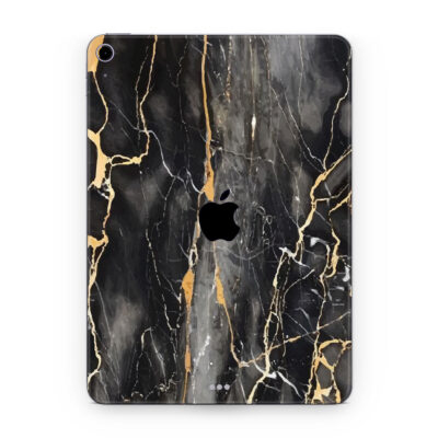 iPad Air 5 Black Gold Fusion Art Skin WrapitSkin
