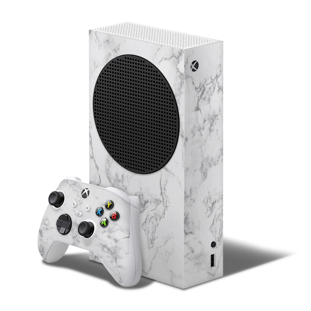 Xbox Series S Marble White Skin - WrapitSkin The Ultimate Protection!