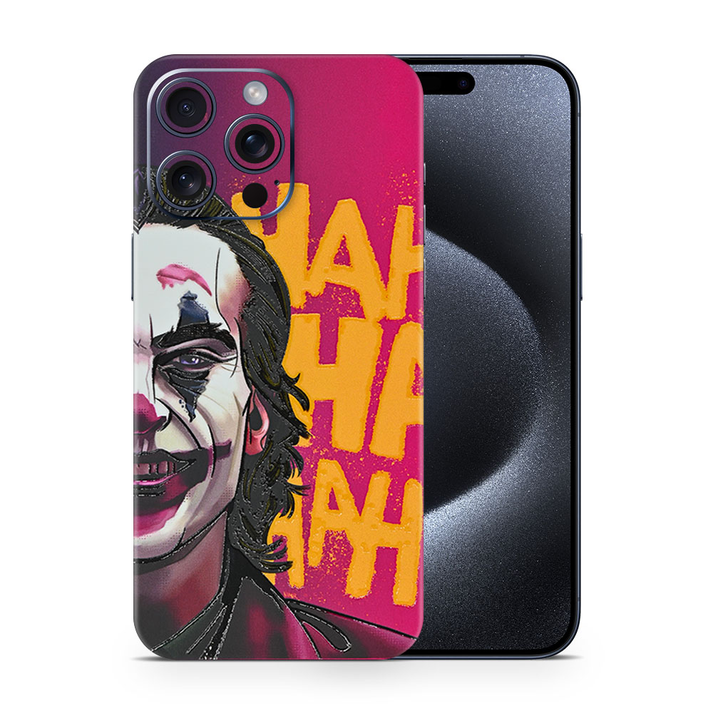 IPhone 15 Pro Max Joker 3D Skin WrapitSkin The Ultimate Protection!