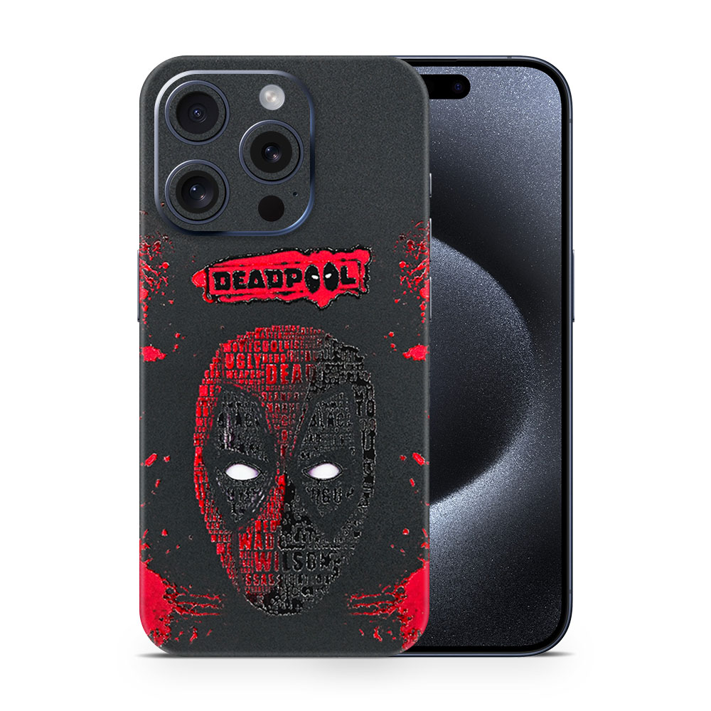 IPhone 15 Pro DeadPool 3D Skin - WrapitSkin The Ultimate Protection!