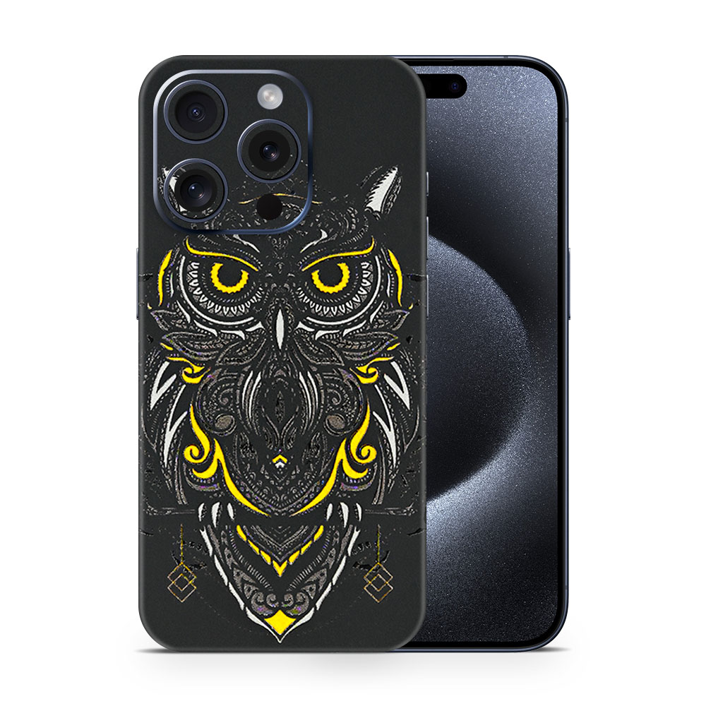 IPhone 15 Pro Night Owl 3D Skin - WrapitSkin The Ultimate Protection!