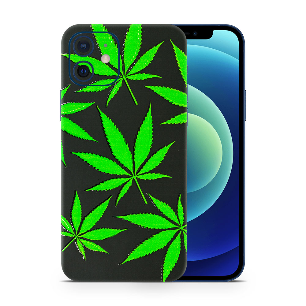 Iphone 12 Green Leaf 3d Skin - Wrapitskin The Ultimate Protection!